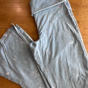 PINK Victoria's Secret Light Blue Speckled Lounge / Yoga Pants